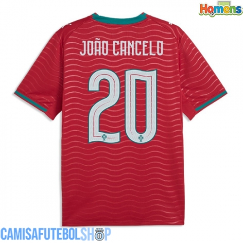 Camisa de time de futebol Portugal Joao Cancelo #20 Replicas 1º Equipamento Mundo 2026 Manga Curta
